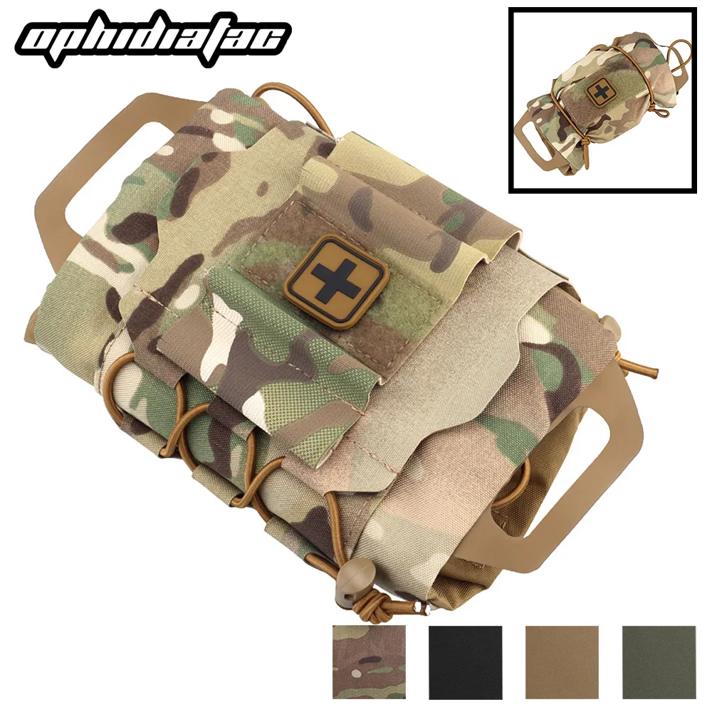 OPHIDIAN Tac IFAK Medical Pouch MOLLE Rapid Deployment First-aid Kit Survival Outdoor Hunting Emergency Bag Camping Medical Kit
