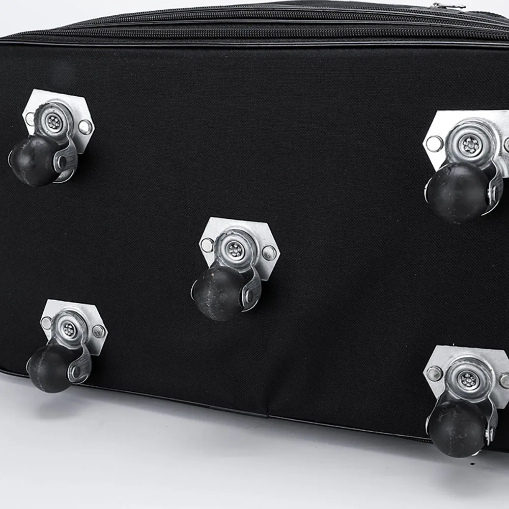Travelling Pack Wheels For Women Men Expandable Foldable Trolley Luggage Versatile Black Suitcase For Weekend Trip overnight bag - Image 5