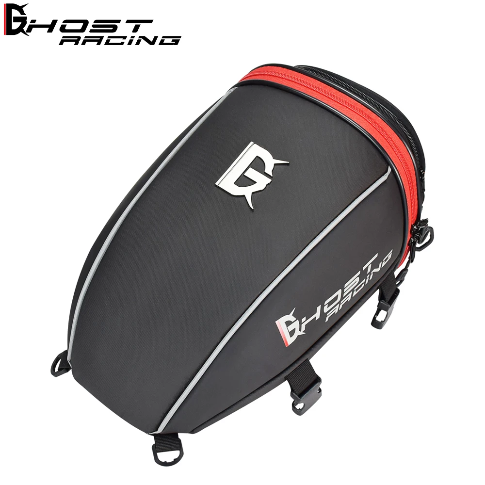 GHOST RACING Motorcycle Tail Tank Bag Waterproof Multifunction Backage Motobike 10L Storage Luggage Large Capacity Accessories - Image 6