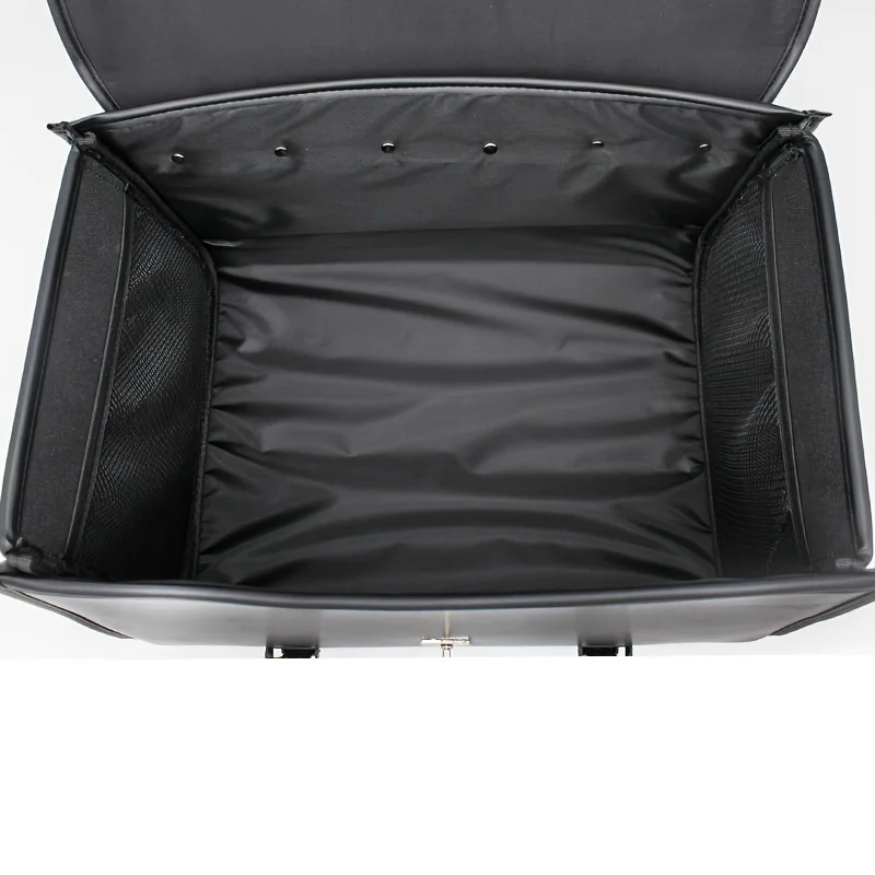 Motorcycle Universal Black Back Seat Bag Side Waterproof Luggage Bag Outdoor Casual Large Capacity Tote Bag - Image 4