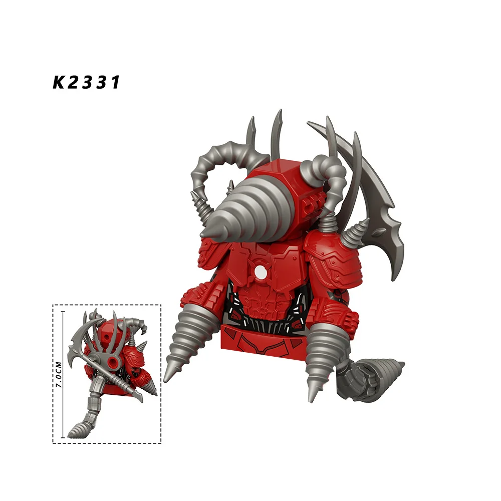 New KDL852 Skibidi Toilet Clock Men Figures Model Building Blocks Horror Game Bosses Cameraman Speakerman Cartoon Toys Gifts - Image 2
