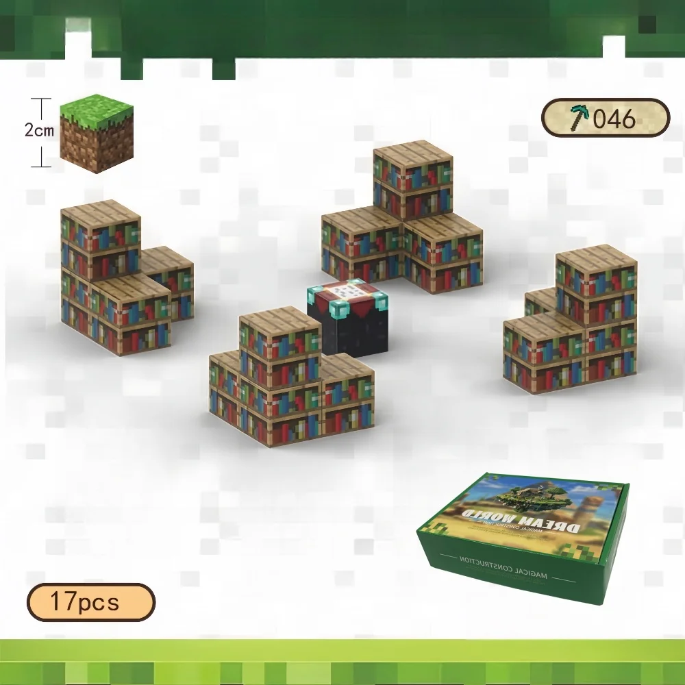 Magnetic Blocks Toys for Boys Girls 3+ Build Mine World Magnet Cube Building Game Education Gift Set for Kids - Image 3