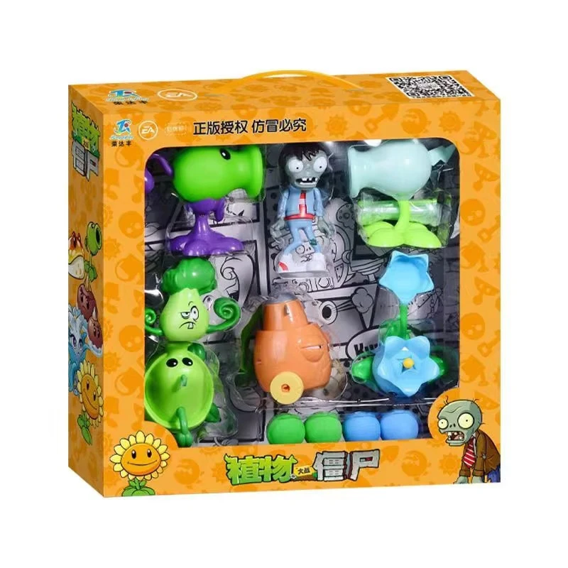 Plants Vs Zombies 2 Sunflower Crystal Orchid Flame Flower Queen Game Figures Model Zombies Toy Set Genuine Game Scene Youth Gift - Image 4