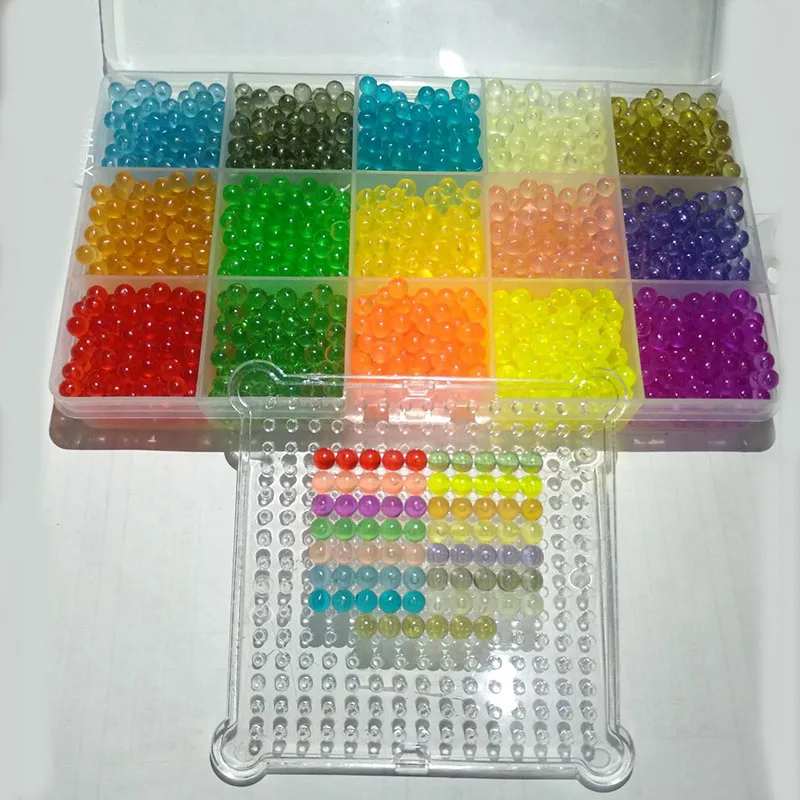 Beads Puzzle Crystal DIY Water Spray Beads Perlen Set Ball Games 3D Handmade Magic Toys for Children Water Mist Magic Beads - Image 4