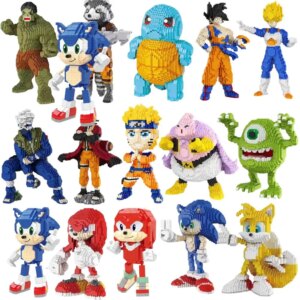 Funny Joy Cartoon Anime Movie Game Wukong Building Blocks Toy Games Periphery Figure Puzzle Assembly Toy Bricks Christmas Gifts