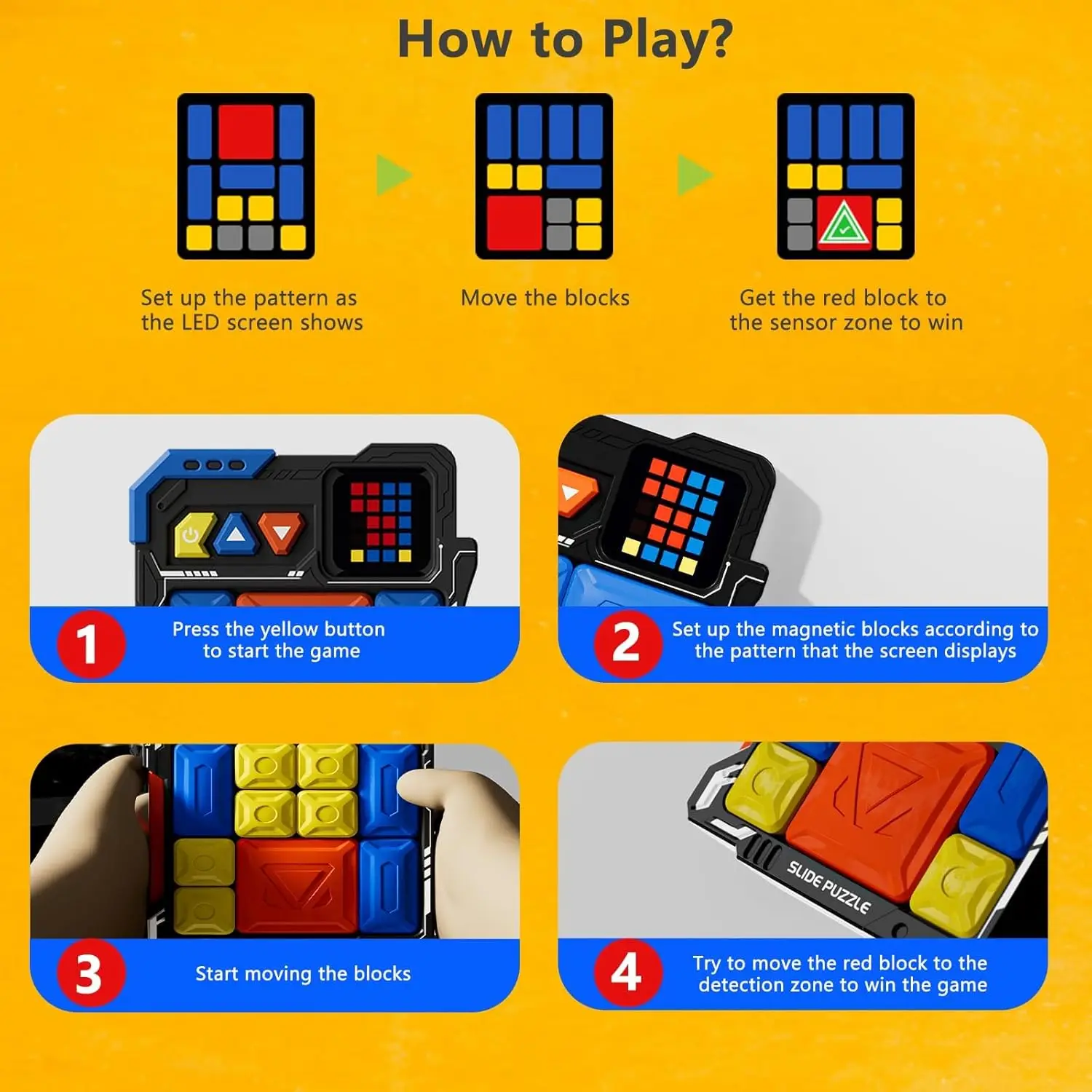 Super Slide Escape Game Portable Fidget Toy 500+ Challenges Brain Game Magnet Automatic Logical Thinking Kids Gift - Image 5