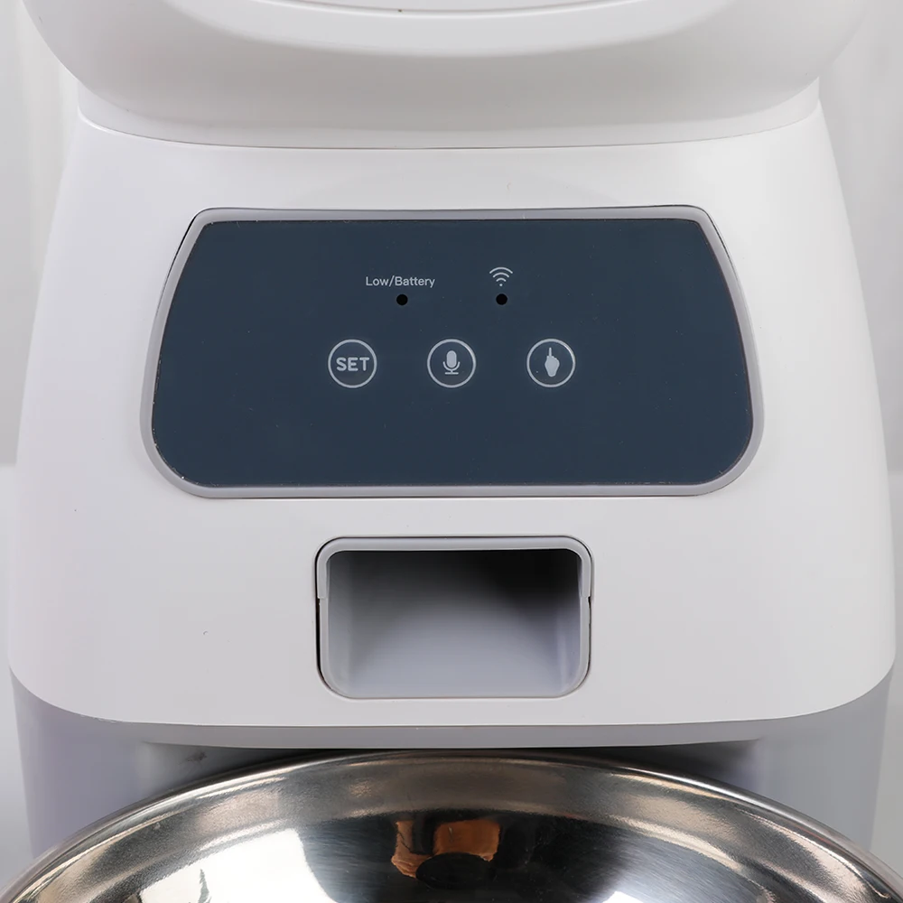 3.5L Automatic Pet Feeder For Cats WiFi Smart Swirl Slow Dog Feeder With Voice Recorder Large Capacity Timing Cat Food Dispenser - Image 3