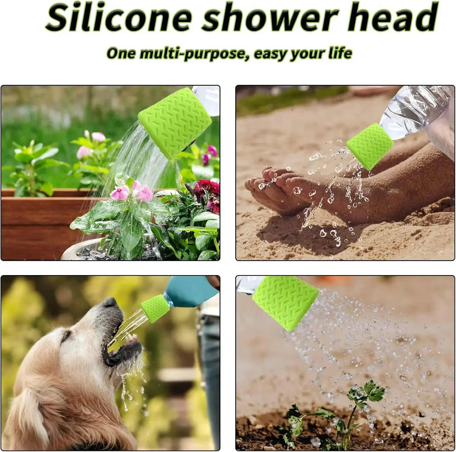 Pet Shower Silicone Portable Pet Shower Head Outdoor Cat and Dog Shower Cleaning Supplies Portable Pet Shower Shower - Image 6