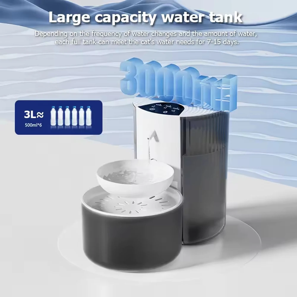 Pet Intelligent Water Dispenser, Clean And Dirty Separation, Dumping Type, Automatic Water Dispenser For Cats, Large Capacity - Image 6