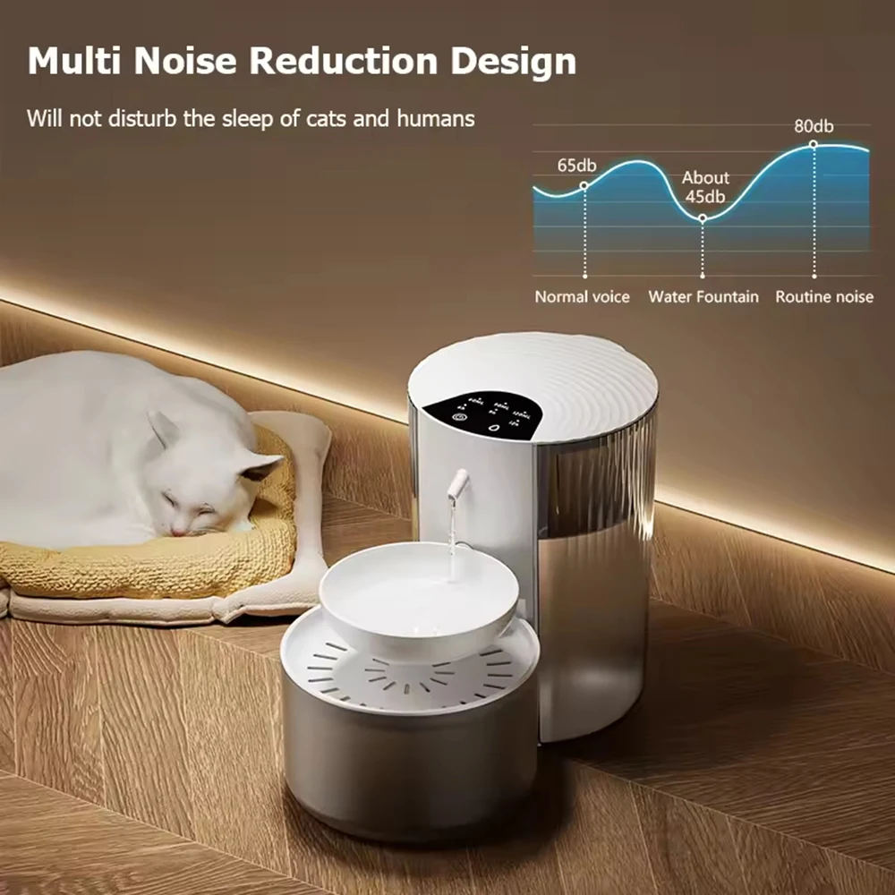 Pet Intelligent Water Dispenser, Clean And Dirty Separation, Dumping Type, Automatic Water Dispenser For Cats, Large Capacity - Image 3