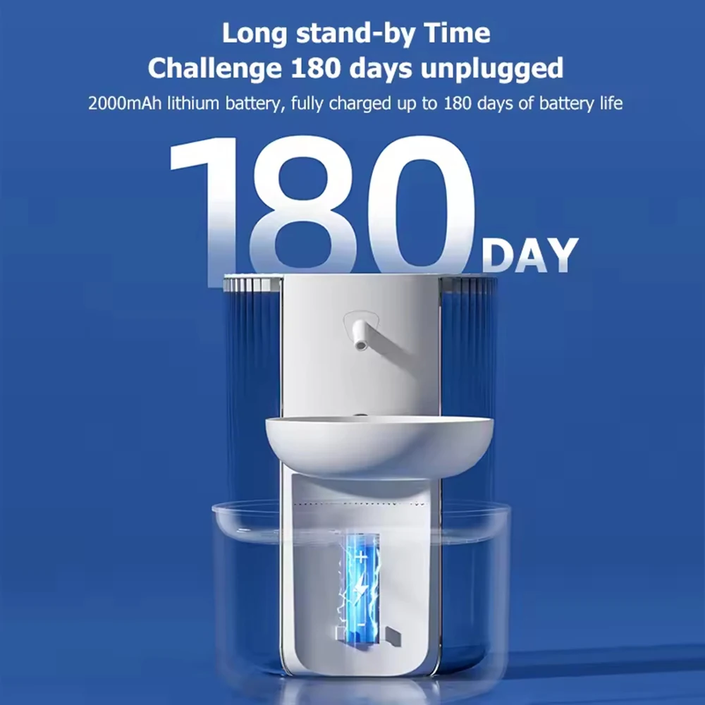 Pet Intelligent Water Dispenser, Clean And Dirty Separation, Dumping Type, Automatic Water Dispenser For Cats, Large Capacity - Image 4