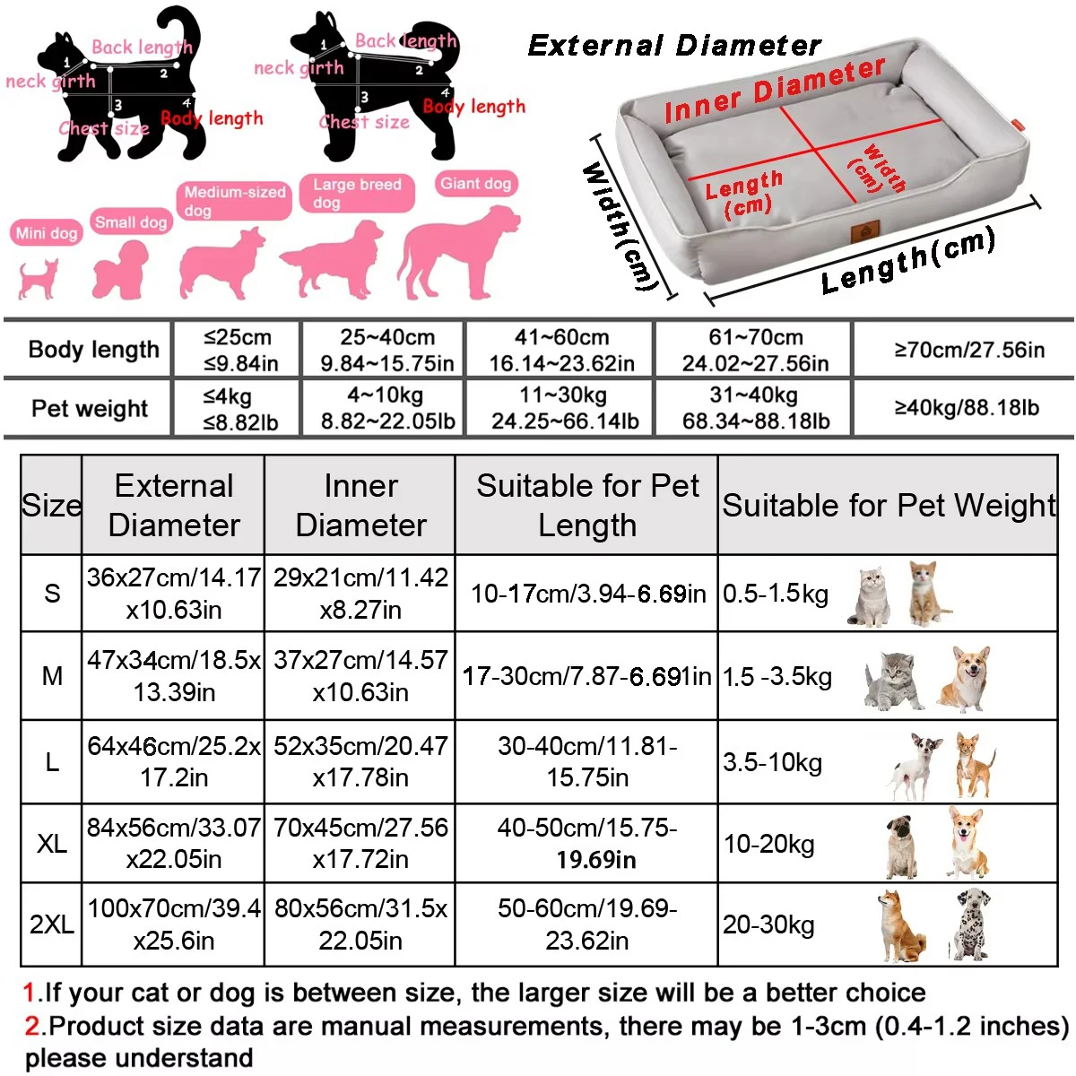 Four Season Square Dog Bed for Large Dog Mattress Bite-resistant Cat Bed Soft Thickened Dog Bed Waterproof Sofa Pet House - Image 6