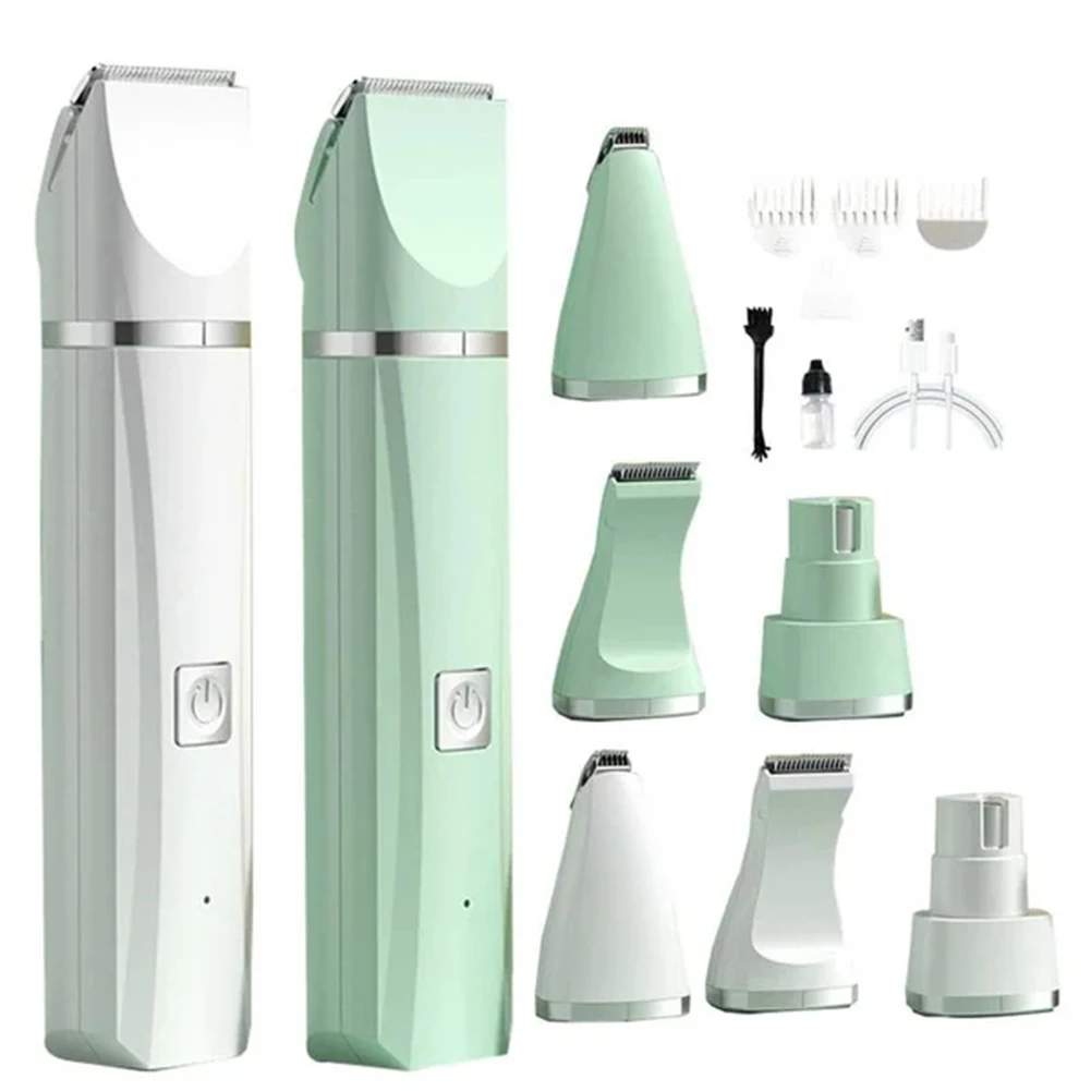 Professional 4-in-1 Electric Pet Grooming Tool Set Dog Hair Clippers USB Rechargeable Pets Haircut Trimmer Shaver Cats Supplies - Image 6