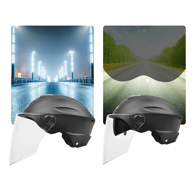 V Electric Scooter Helmet Summer V Chopper Motorcycle Helmets Safety Waterfall Soman Urban Articles Woman Men Moto Equipment - Image 5