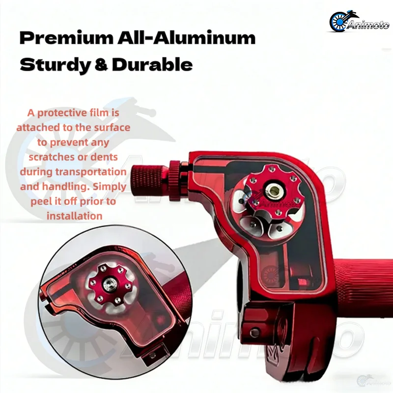 22mm CNC Aluminum Motorcycle Accelerator Handlebar Throttle Twist Grip Twister For Motorcycle Moped Scooter Bike ATV CRF XR KLX - Image 3