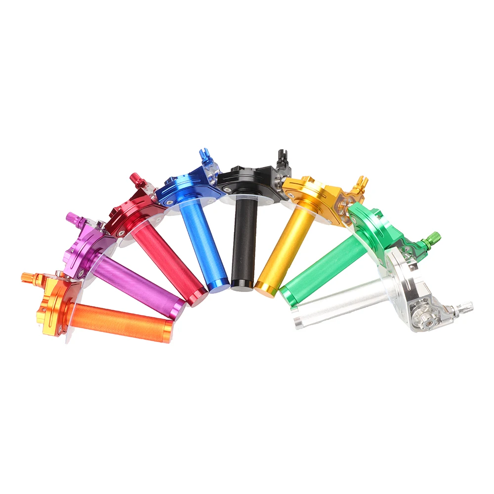 7/8''22mm Universal CNC Aluminum Accelerator Throttle Twist Grip Handlebars Grip Twister For Motorcycle Moped Scooter Dirt Bike - Image 2