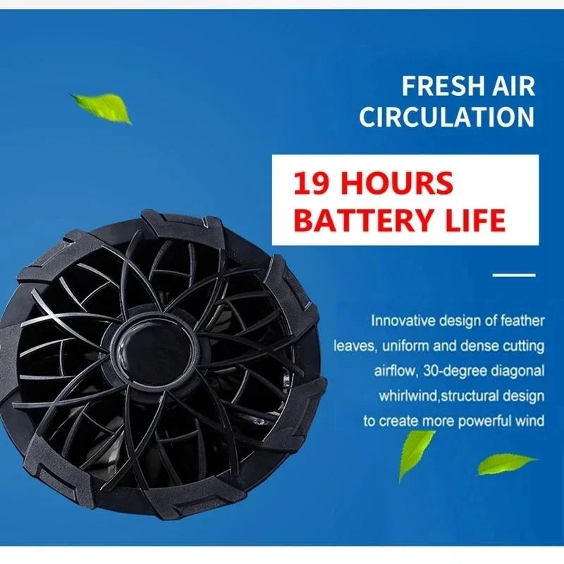 Summer Sport Fan Air Condition Cool Man Woman Travel Ultralight Brand Outdoor Vest Clothes Jacket Sun Windbreaker Fishing Worker - Image 3