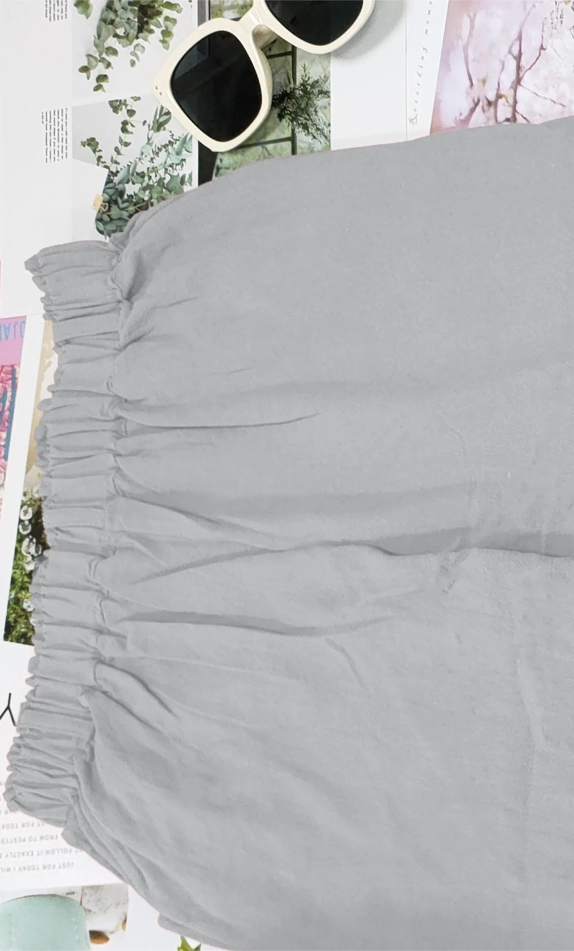 Summer 2024 new ladies cotton and linen straight tube cropped casual and comfortable simple women radish pants - Image 5