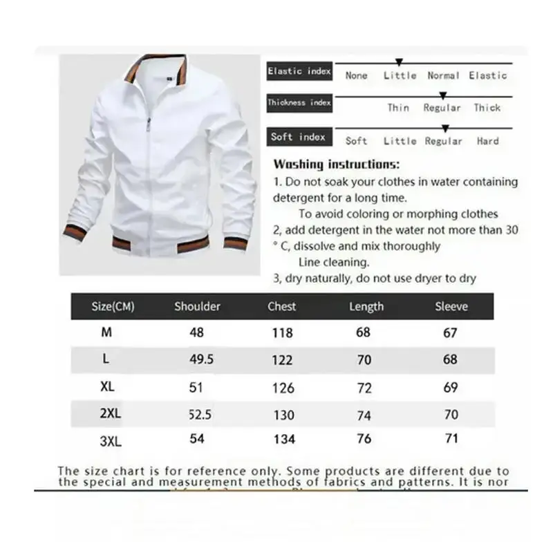 Men Windbreaker Jacket White Casual Jacket Fashion Men Outdoor Waterproof Sports Coat Spring Summer Bomber jacket Men Clothing - Image 5
