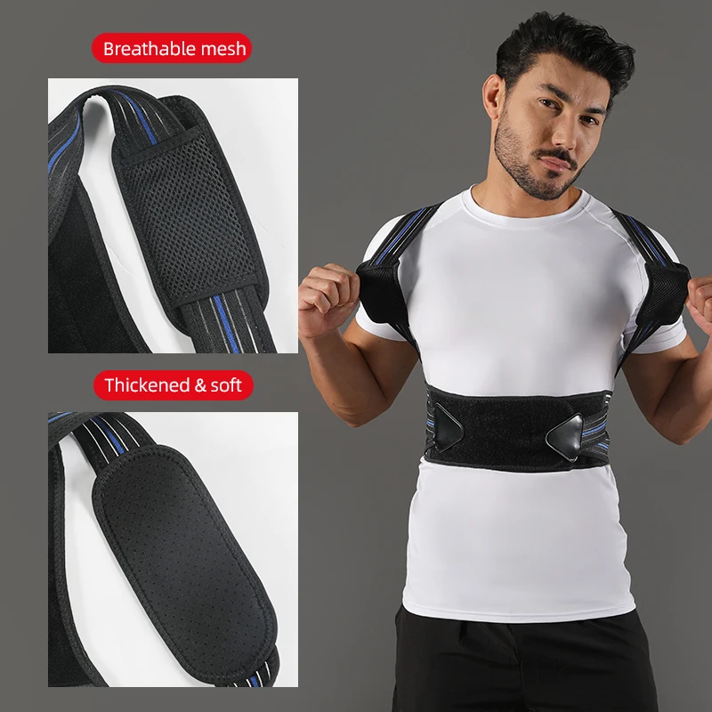 VBOSi Adjustable Back Support Posture Corrector for Men And Women - Image 2