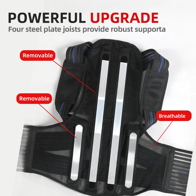 VBOSi Adjustable Back Support Posture Corrector for Men And Women - Image 4