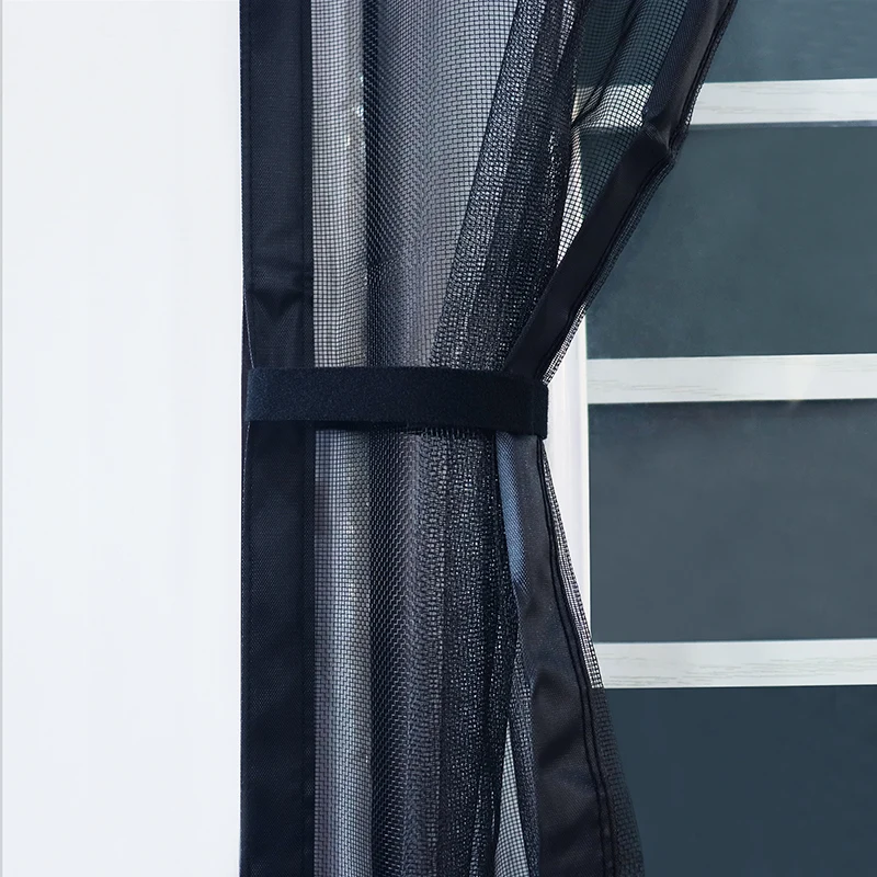 Magnetic Door Screen Insect Mosquito Net Curtain Black Fly Insect Auto Closing Invisible Mesh For Kitchen indoor living room - Image 4