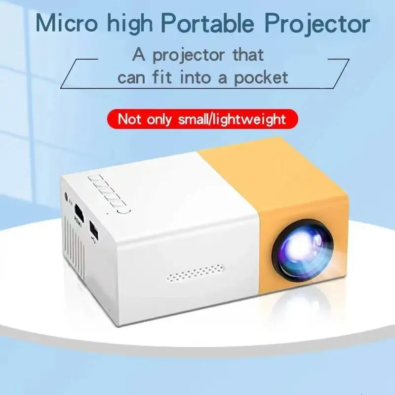 YG300 Mini Portable Projector – HD Home Theater Projector - Image 5